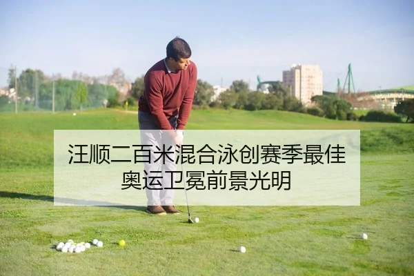 汪顺二百米混合泳创赛季最佳 奥运卫冕前景光明